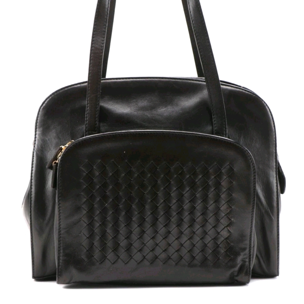 Vintage Black Bottega Veneta Shoulder Bag